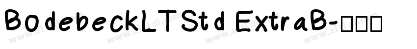 BodebeckLTStd ExtraB字体转换 BodebeckLTStd ExtraB字体转换